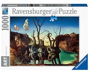 Ravensburger Art Collection - Salvador Dali Swans Reflecting Elephants 1000 Piece Jigsaw Puzzle for Adults and Kids Age 12 Years Up