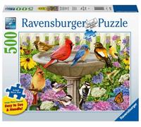 Ravensburger at The Birdbath 500 Piece Large Format Jigsaw Puzzle fo (US IMPORT)
