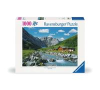 Ravensburger Austrian Mountains 1000 Piece Jigsaw Puzzle for Adults | Unique Pieces | Anti-Glare Surface | FSC Certified Eco-Friendly | Amazon Exclu