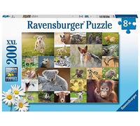 Ravensburger Baby Animals Jigsaw Puzzle for Kids Age 8 Years Up - 200 Pieces XXL
