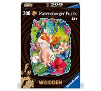 Ravensburger Beautiful Birds Shaped 300 Piece Wooden Puzzles for Adults and Kids Age 12 Years Up