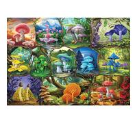 Ravensburger Beautiful Mushrooms 1000-Piece Jigsaw Puzzle (12000424) - Vibrant Matte Finish, Superior Interlocking Fit, FSC, German-Made Artwork