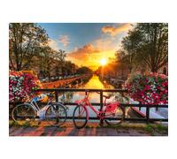 Ravensburger Bicycles in Amsterdam 1000 Piece Jigsaw Puzzle for Adults - 12000662 - Handcrafted Tooling Made in Germany Every Piece Fits Together Pe