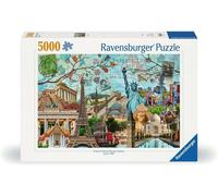 Ravensburger Big City Collage, 5000 piece Jigsaw puzzle for Adults and Kids Age