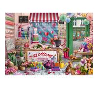 Ravensburger Blossoms Flower Shop 1000 Piece Jigsaw Puzzle - Tetiana Bulba Artwork - Cobblestone Road Collection No. 2 - Premium Quality Adult Puzzle