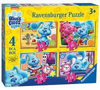 Ravensburger Blue's Clues - 4 in Box (12, 16, 20, 24 Pieces) Jigsaw Puzzles for Kids Age 3 Years Up