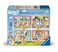 Ravensburger Bluey, 4 in a Box (12, 16, 20, 24 piece) Jigsaw Puzzles