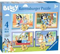 Ravensburger Bluey - 4 in Box 12, 16, 20, 24 Pieces Jigsaw Puzzles for Kids Ag