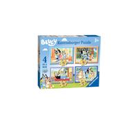 Ravensburger Bluey - 4 in Box (12 16 20 24 Pieces) Jigsaw Puzzles for Kids Age 3 Years Up
