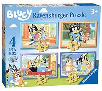 Ravensburger Bluey 4 in Box Jigsaw Puzzles for Kids Age 3 Years Up - 12, 16, 20 & 24 Pieces