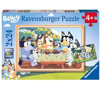 Ravensburger Bluey Jigsaw Puzzles for Kids Age 3 Years Up - 2x 24 Pi (US IMPORT)