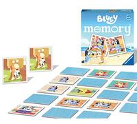 Ravensburger Bluey Mini Memory Game - Matching Picture Snap Pairs Game For Kids Age 3 Years and Up