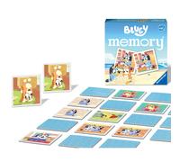 Ravensburger Bluey Mini Memory Game for Kids Age 3 Years and Up - Matching Pairs Card Game with 48 Picture Cards, Preschool Learning Toy, Family Tra