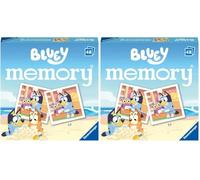 Ravensburger Bluey Mini Memory Game for Kids Age 3 Years and Up - Matching Pairs Card Game with 48 Picture Cards, Preschool Learning Toy, Family Travel Game, Educational Game for Boys & Girls