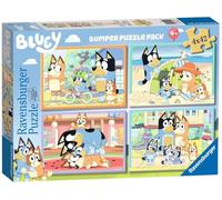 Ravensburger - Puzzle Bluey, Bumper Pack 4 x 42, Gift Idea for Children 4+ Years, Educational and Stimulating Game, 4 Puzzles of 42 Pieces, 36 x 26 cm