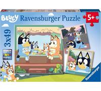 Ravensburger Bluey Toys - 3x 49 Piece Jigsaw Puzzles for Kids Age 5 Years Up