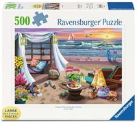 Ravensburger Cabana Retreat 500 piece Jigsaw Puzzle for Adults and Kids Age 12 and Up