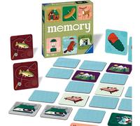 Ravensburger Camping Adventures Large Memory Game For Kids Age 3 Years and Up - A Classic Picture Snap Matching Pairs Activity