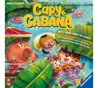 Ravensburger Capy Cabana - Cooperative Memory Game for Kids Ages 5+ | Fun Jungle Adventure Board Game for 1-4 Players | Family-Friendly Matching Game