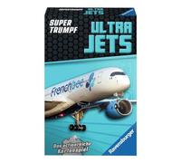 Ravensburger Card Game, Supertrumpf Ultra Jets 20691, Quartet and Trump Game for Technology Fans from 7 Years
