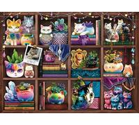 Ravensburger Jigsaw Puzzle Cats and Succulents 500 Piece for Adults – 12000874 – Made in Germany