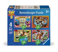 Ravensburger Disney Pixar Toy Story 5 4-in-1 Puzzle Set for Kids Ages 3+ 12, 16, 20 & 24 Piece Jigsaw Puzzles Featuring Woody, Buzz, Jessie & Friends