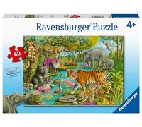 Ravensburger Animals of India 60 Piece Jigsaw Puzzle for Kids Age 4 Years Up - Educational Toys & Games for Kids