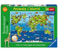 Ravensburger Children Puzzles Animals of the World, Giant Floor - Ages 4+