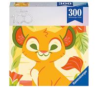 Disney 100th Anniversary The Lion King Simba Jigsaw Puzzles for Adults and Kids Age 8 Years Up - 300 Pieces