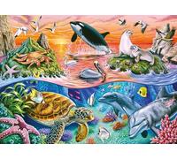 Ravensburger Children Puzzles Beautiful Ocean - Ages 6+ | 100 Pieces, Children Puzzle, Family Fun, Birthday Gift