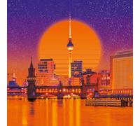 Ravensburger Neon Berlin 500 Piece Jigsaw Puzzle for Adults & Teens, Vibrant Berlin Skyline Cityscape Puzzle, Travel & Landscape Puzzle Gift