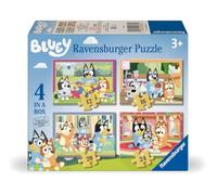 Ravensburger Children Puzzles Bluey 4 in a box 12/16/20/24p - Ages 8+
