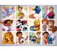 Ravensburger Children Puzzles Disney Moments - Ages 6+ | Disney Multicharactor XXL 100 piece jigsaw puzzle, educational and fun toy, ideal as a gift for children from 6 years.