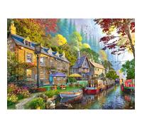 Ravensburger Children Puzzles Down Lane 6: Canal Side Lane - Age 12+