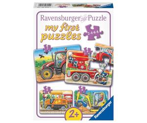 Ravensburger Children Puzzles Hard at Work - Ages 8+ | 2,3,4 & 5 Pieces, Children Puzzle, Family Fun, Birthday Gift