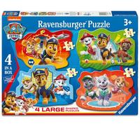 Ravensburger Paw Patrol 4 in a Box Jigsaw Puzzles for Kids Age 3 Years Up - 10, 12, 14 & 16 Pieces - Educational Gifts for Toddlers