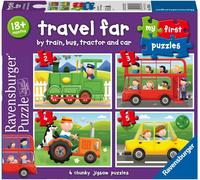 Ravensburger Children Puzzles My First Puzzle, Travel Far - Ages 18 Months+