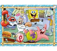 Ravensburger Children Puzzles New adventures in Bikini Bottom - Ages 8+ | Spongebob XXL 200 piece jigsaw puzzle, educational and fun toy, ideal as an original gift for children from 8 years.