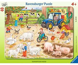Ravensburger Children Puzzles On the Big Farm - Ages 4+ | Girl or boy ages 4 and up, high quality puzzle, thick sturdy cardboard