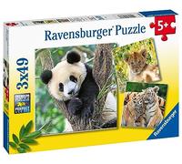 Ravensburger Children Puzzles Panda, Tiger, and Lion - Ages 5+