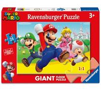 Ravensburger Super Mario Giant Floor Puzzle - 24 Piece XXL Jigsaw for Kids Ages 3+, Extra Large Pieces for Easy Handling and Fun