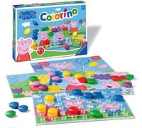 Ravensburger Children's Games 20892 - Peppa Pig Colorino, Children's Game for Learning Colour, Mosaic Insert Game, from 2 Years