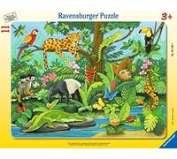 Ravensburger Children's Puzzle - 05140 Animals in the Rainforest - Frame Puzzle for Children from 3 Years, with 11 Pieces
