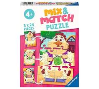 Ravensburger Children's Puzzle - 05198 Mix & Match My Farm Friends - Puzzle for Children from 4 Years with 3 x 24 Pieces