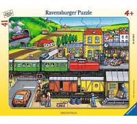 Ravensburger Children's Puzzle - 05234 Train Ride - 30-48 Pieces Frame Puzzle for Children from 4 Years