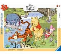 Ravensburger Children's Puzzle 05671 - Discover Nature with Winnie the Pooh - 47 Pieces Disney Frame Puzzle for Children from 4 Years, Brown