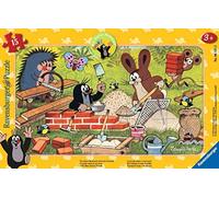 Ravensburger Children's Puzzle 06151 The Little Mole and His Friends Frame Puzzle for Children from 3 Years with 15 Pieces