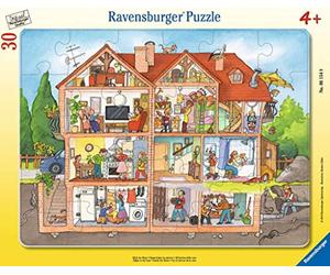 Ravensburger Children's Puzzle 06154 View into the House Frame Puzzle for Children from 4 Years with 30 Pieces