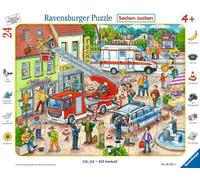 Ravensburger Children's Puzzle - 06581 110, 112 - Eilt herbei! - Frame Puzzle for Children from 4 Years with 24 Pieces