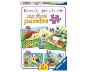 Ravensburger Children's Puzzle - 06952 Cute Garden Dwellers - My First Puzzle with 2, 4, 6, 8 Pieces - Puzzle for Children from 2 Years, Sea Cleurig